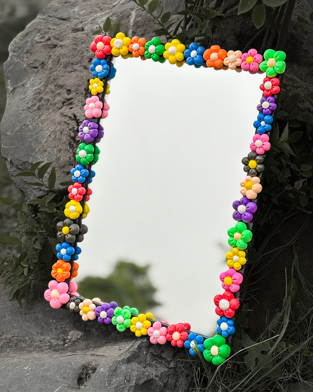 Floral Mirror - Eden Muse (12x16 inch)
