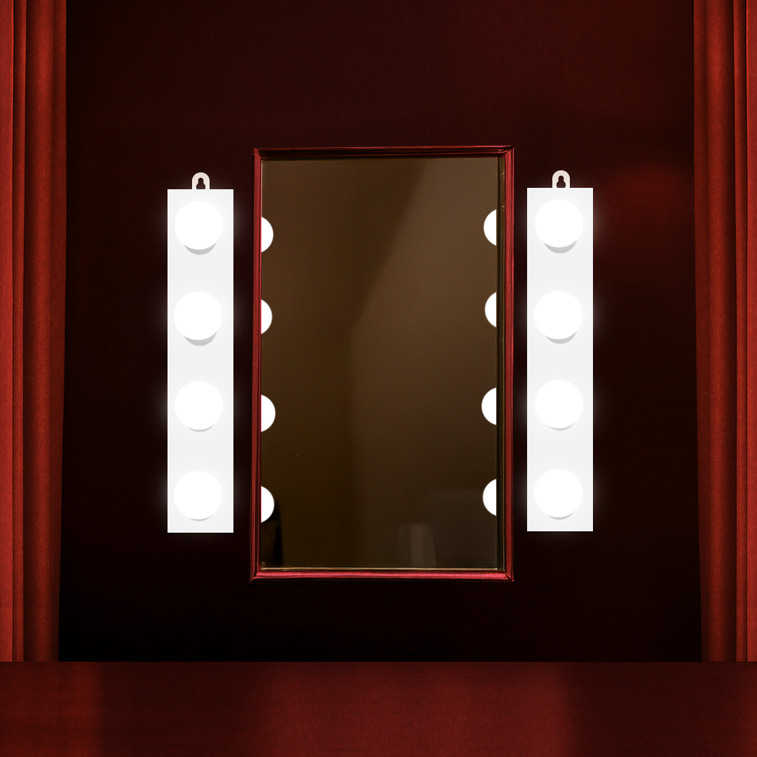 Vanity Light Panels (Pair | 4 Bulbs/each panel)