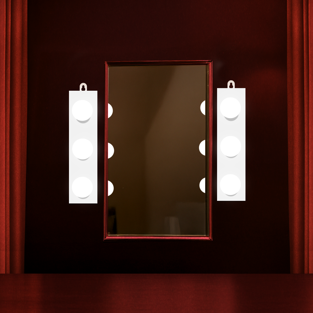Vanity Light Panels (Pair | 3 Bulbs/each Panel)