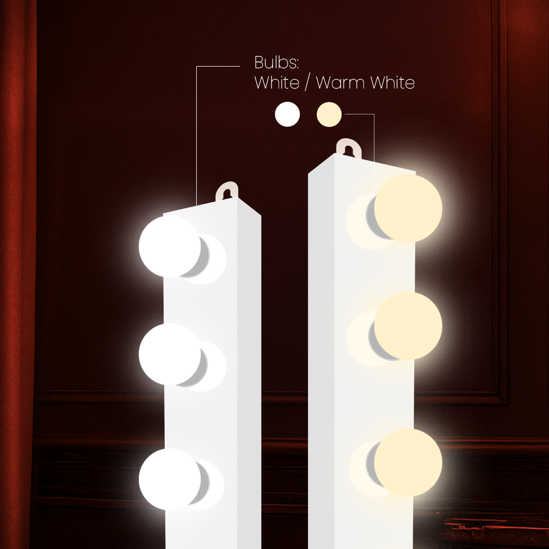 Vanity Light Panels (Pair | 3 Bulbs/each Panel)