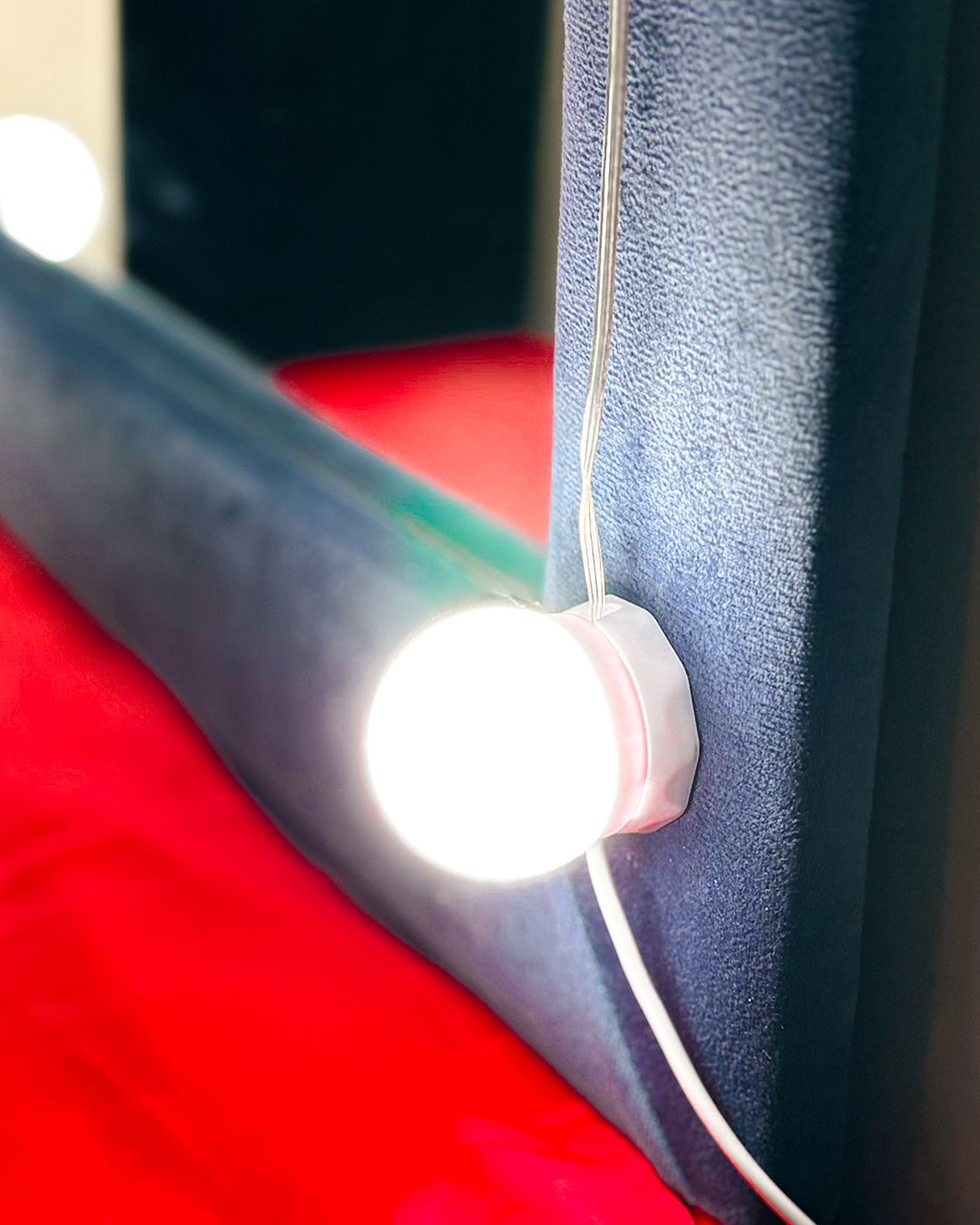 Hollywood-Style LED Vanity Mirror Lights (10 Bulbs)